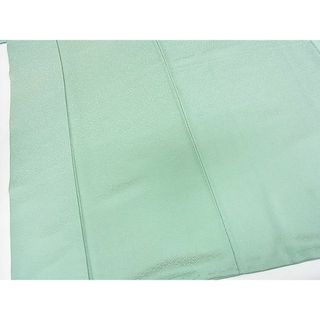 平和屋着物■上質な色無地　霞地紋　薄青色　逸品　DAAD4438we(着物)