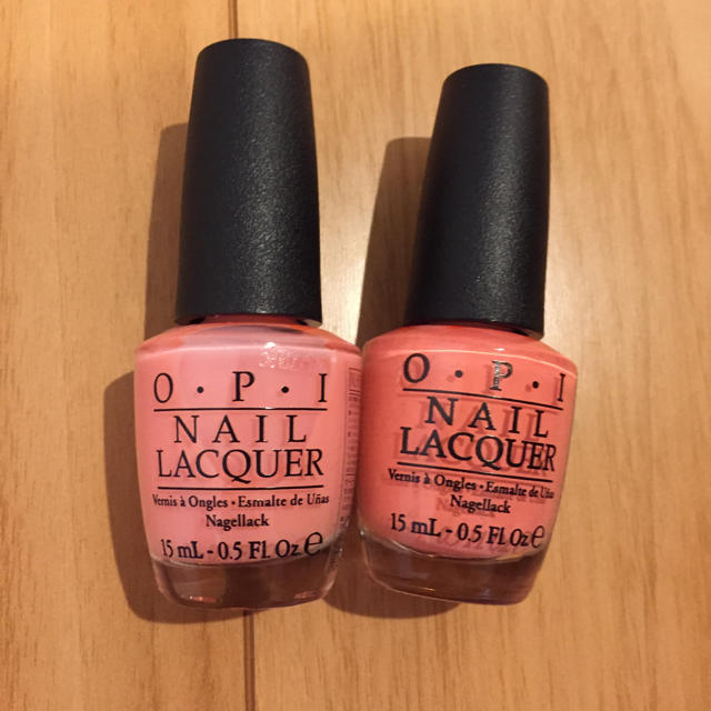 OPI(オーピーアイ)のOPI ネイル ラッカー マニキュア ピンク コーラル 2本セット コスメ/美容のネイル(マニキュア)の商品写真