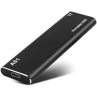 WKWW 外付けSSD usb 3.0/USB3.1 Gen1高速SSD 黒(PC周辺機器)