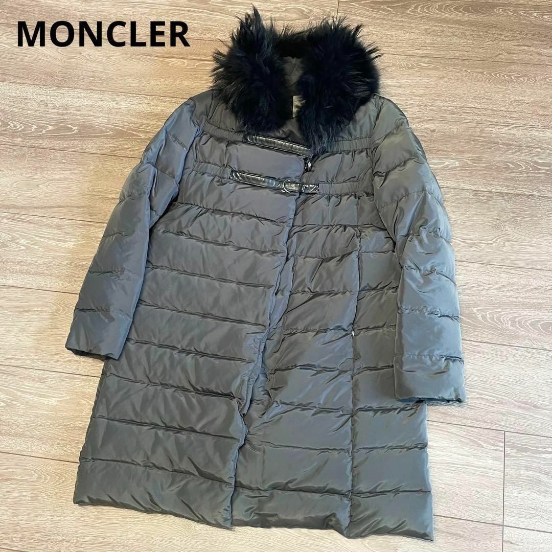 MONCLER - モンクレール LEMMING ラクーンファー ダウンコート MONCLER - モンクレール LEMMING ラクーンファー ダウンコート