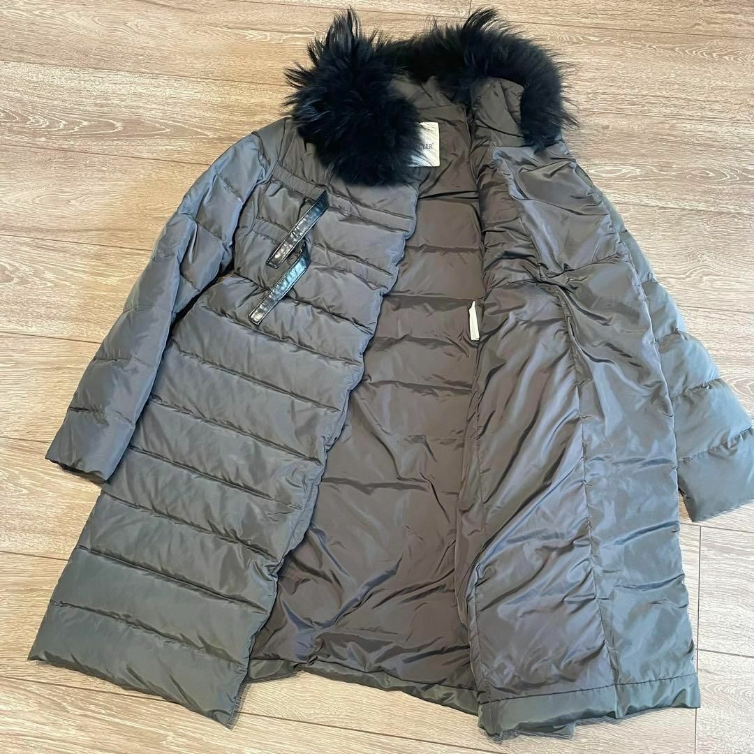 MONCLER - モンクレール LEMMING ラクーンファー ダウンコート MONCLER - モンクレール LEMMING ラクーンファー ダウンコート