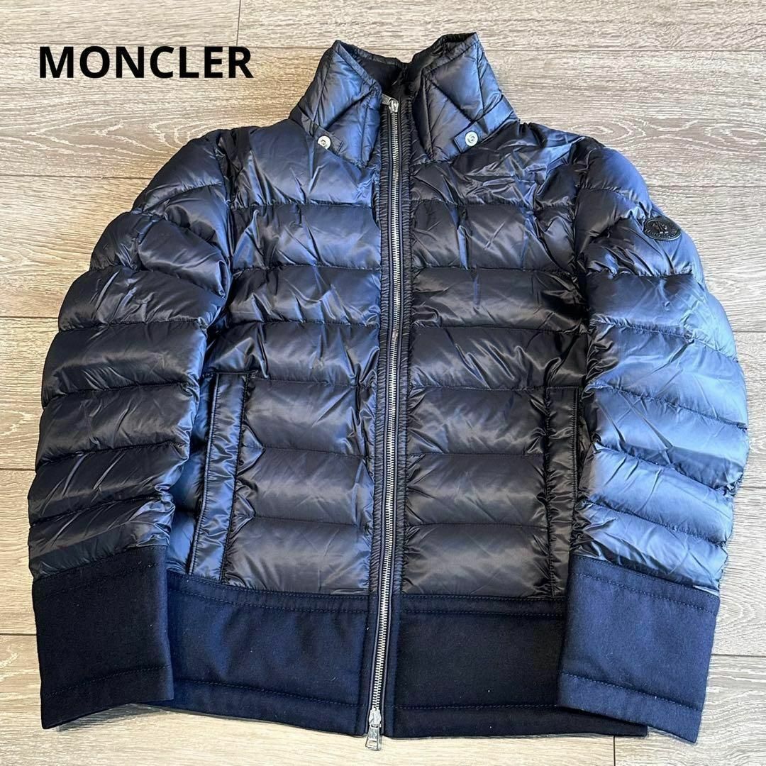 MONCLER - モンクレール ネイビー RIOM 0サイズ ダウンの通販 by MONCLER - モンクレール ネイビー RIOM 0サイズ ダウンの通販 by