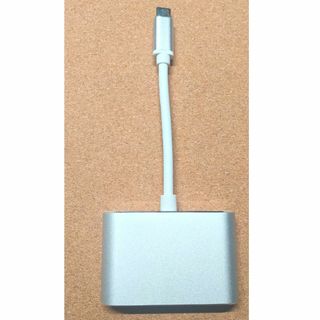 USB-C HDMI & VGA 変換アダプタ 2-in-1(PC周辺機器)
