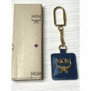 エムシーエム(MCM)の希少 MCM キーホルダー ブルー 可愛い レア(その他)