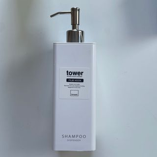 山崎実業 tower タワー　ディスペンサー タワー シャンプー ホワイト (タオル/バス用品)