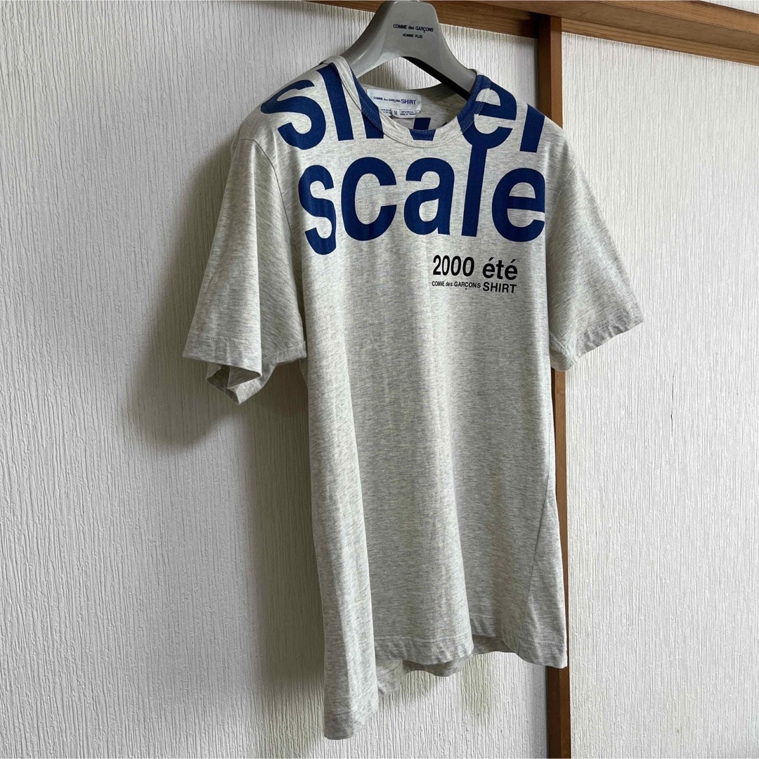希少】COMME des GARCONS SHIRT Silver Scale トップス 希少】COMME des GARCONS SHIRT Silver Scale トップス