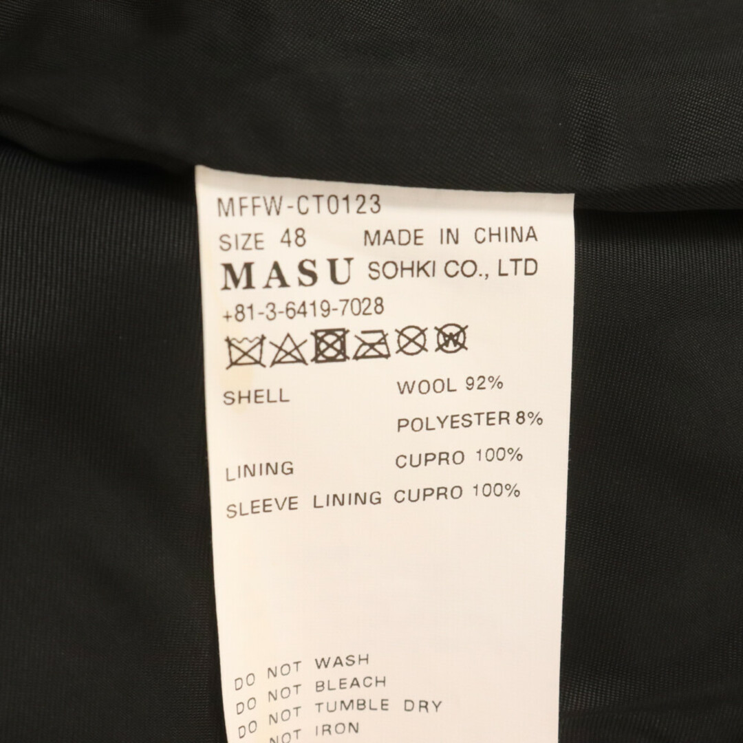MASU エムエーエスユー 23AW COSMO ZIP-UP COAT コスモ ジップ MASU エムエーエスユー 23AW COSMO ZIP-UP COAT コスモ ジップ