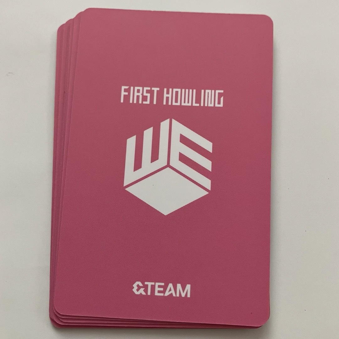 &TEAM - &TEAM First Howling WE weverse特典 トレカ セットの &TEAM - &TEAM First Howling WE weverse特典 トレカ セットの
