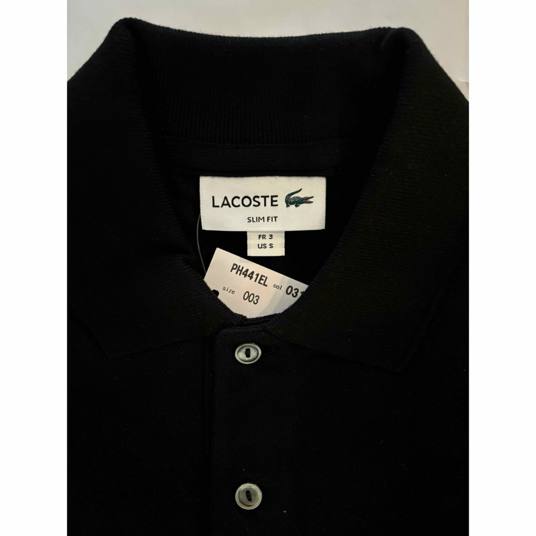 LACOSTE - 新品未使用品 ラコステ 銀ロゴ ポロシャツ 白黒セット LACOSTE - 新品未使用品 ラコステ 銀ロゴ ポロシャツ 白黒セット