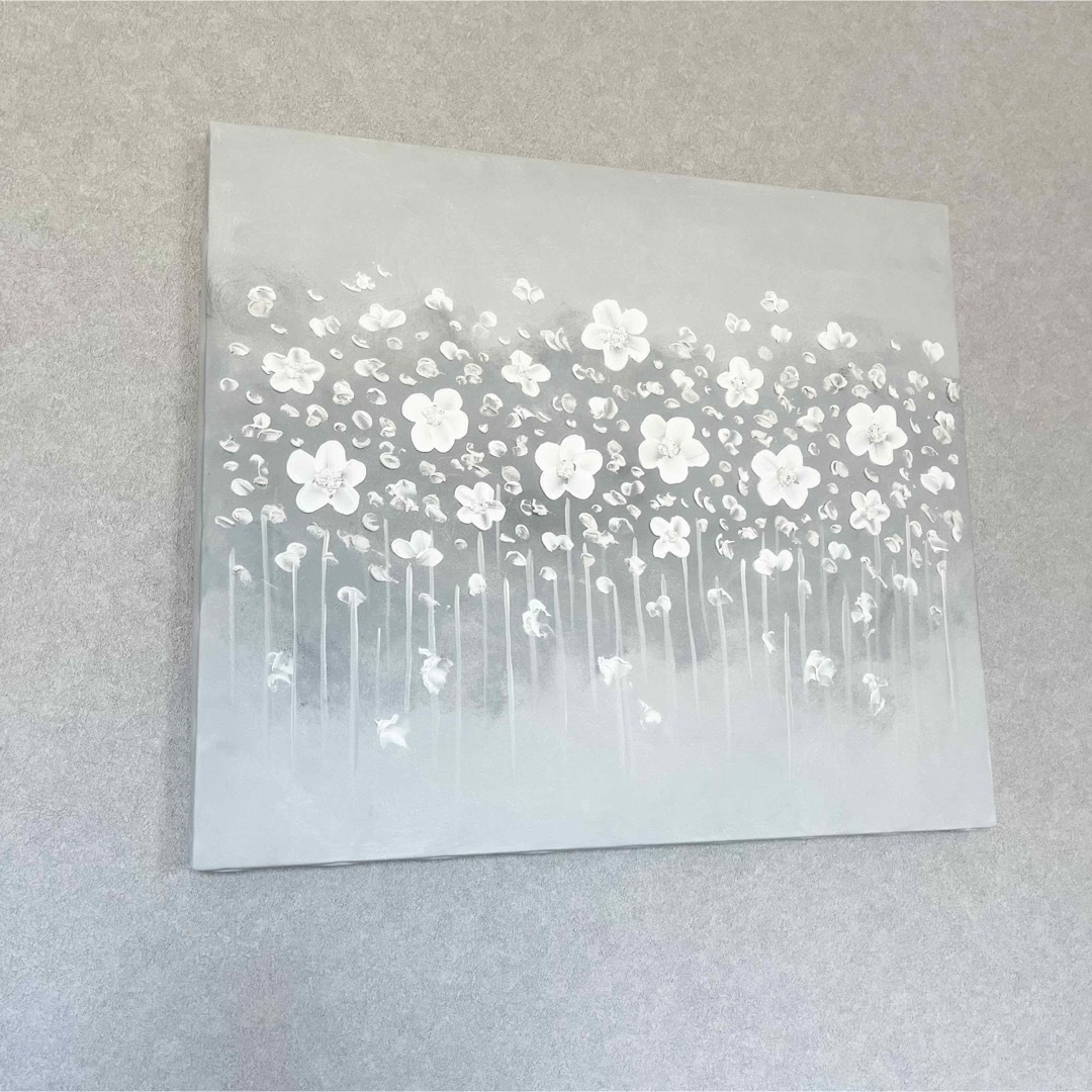 現代アート 53×45.5㎝ 花 モダン アートパネル インテリア 抽象画 現代アート 53×45.5㎝ 花 モダン アートパネル インテリア 抽象画