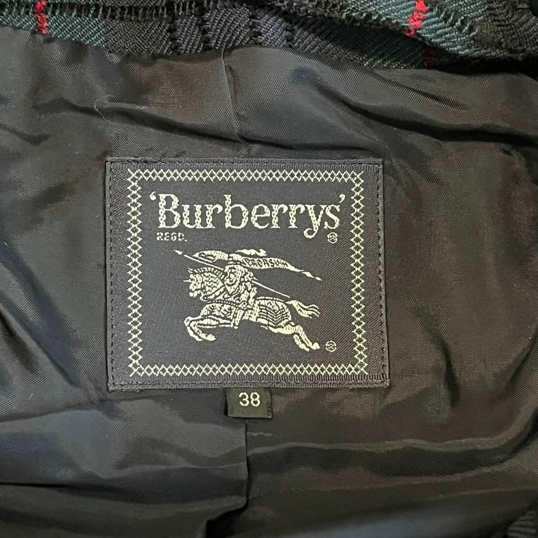 BURBERRY - バーバリー 付け襟 スカートスーツ タータンチェック BURBERRY - バーバリー 付け襟 スカートスーツ タータンチェック