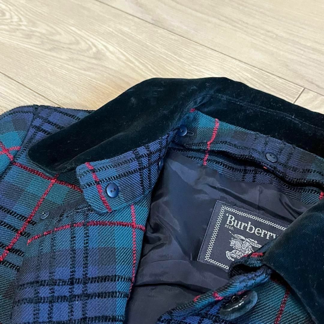 BURBERRY - バーバリー 付け襟 スカートスーツ タータンチェック BURBERRY - バーバリー 付け襟 スカートスーツ タータンチェック
