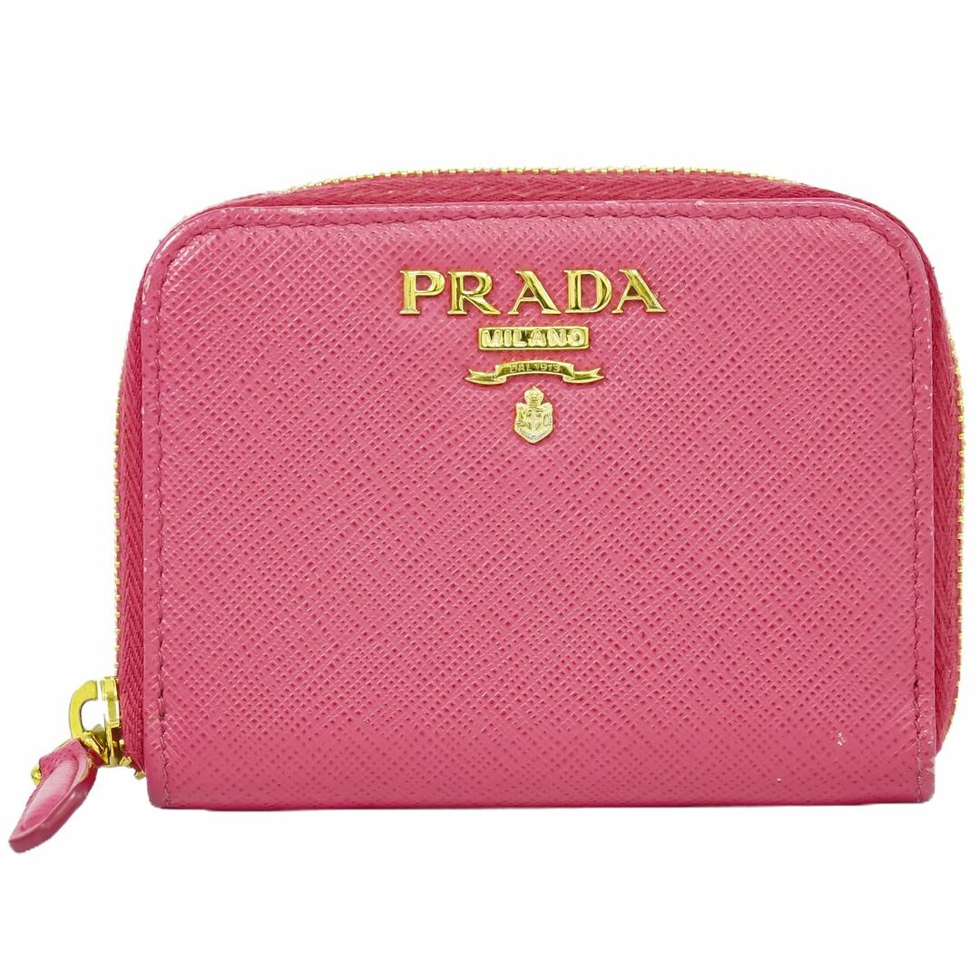 PRADA - 本物 プラダ PRADA サフィアーノ レザー ラウンド PRADA - 本物 プラダ PRADA サフィアーノ レザー ラウンド