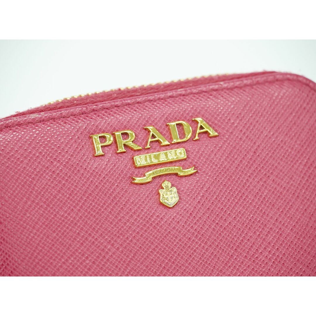 PRADA - 本物 プラダ PRADA サフィアーノ レザー ラウンド PRADA - 本物 プラダ PRADA サフィアーノ レザー ラウンド