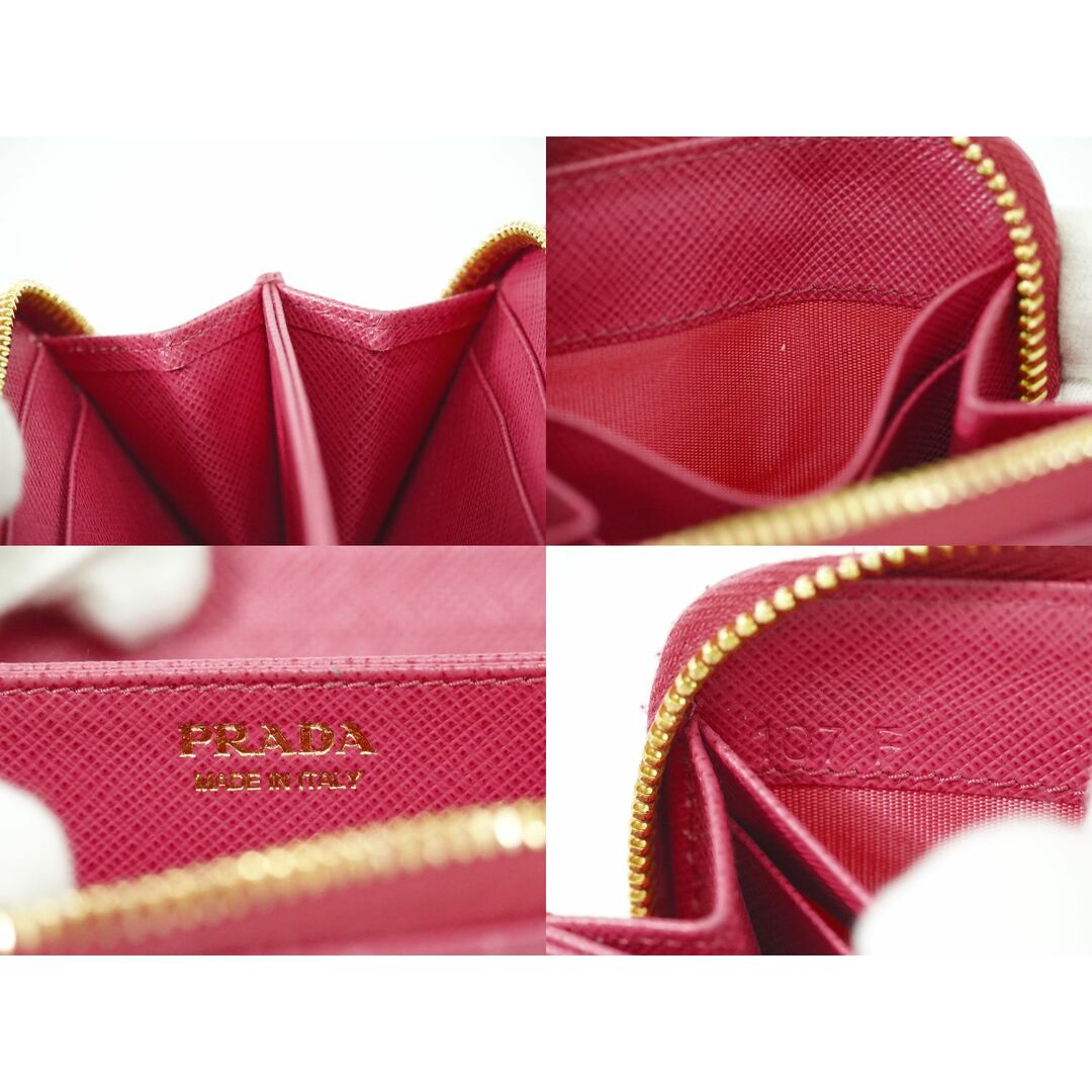 PRADA - 本物 プラダ PRADA サフィアーノ レザー ラウンド PRADA - 本物 プラダ PRADA サフィアーノ レザー ラウンド