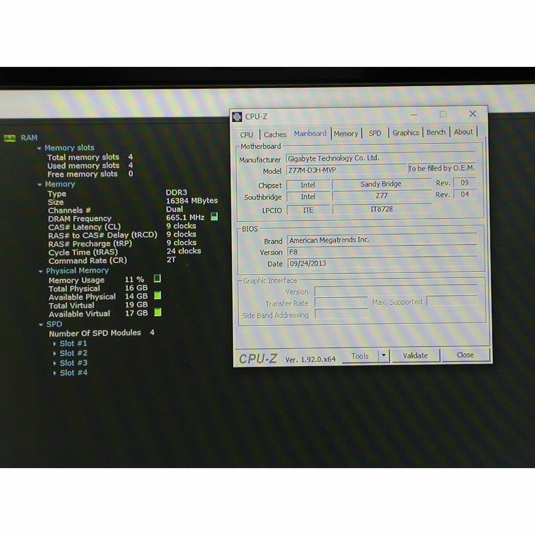 CPU メモリ付き GIGABYTE GA-Z77M-D3H-MVP CPU メモリ付き GIGABYTE GA-Z77M-D3H-MVP