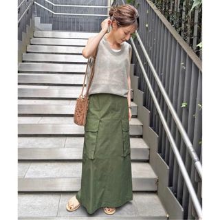 カーゴポケットiラインスカート 38 Spick and Span カーゴポケットiラインスカート 38 Spick and Span