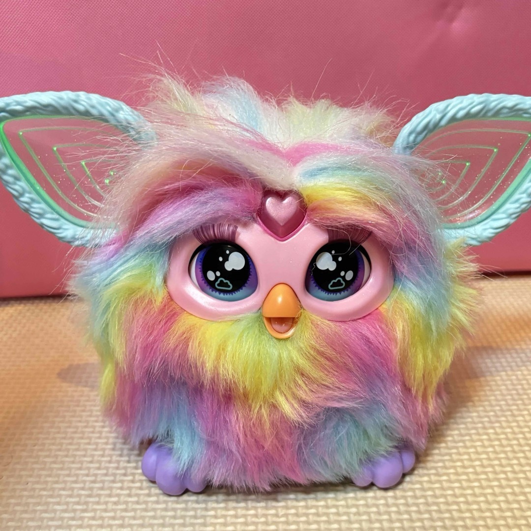 Furby ファービー2 ベージュ ピンクファー 青目 357 Furby ファービー2 ベージュ ピンクファー 青目 357