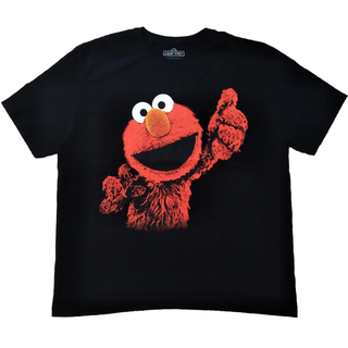 セサミストリート モノトーンTシャツパペット ELMO