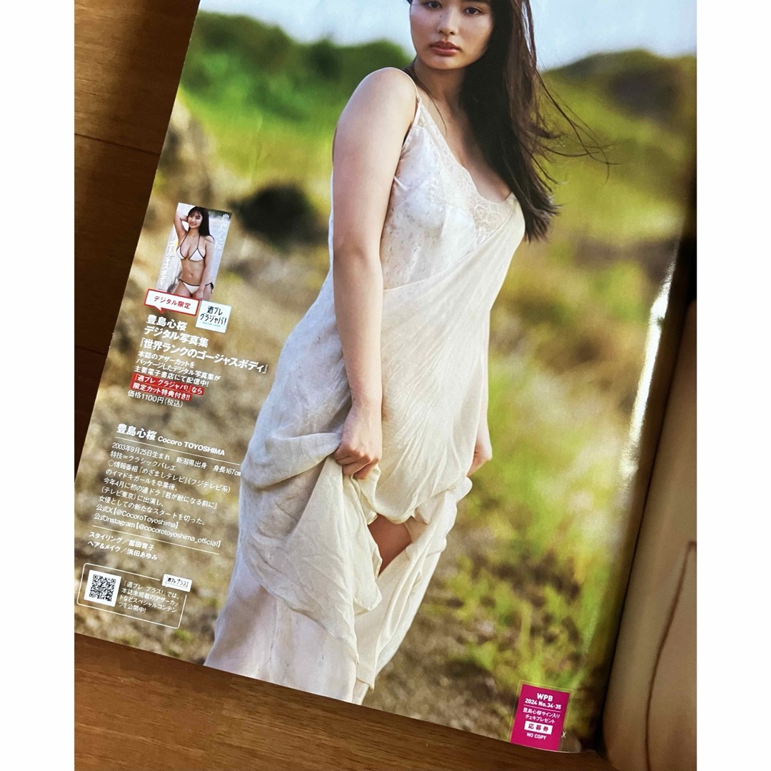 残り1点‼️】豊島心桜 週刊プレイボーイ 2024 No.34.35 サウンド 残り1点‼️】豊島心桜 週刊プレイボーイ 2024 No.34.35 サウンド