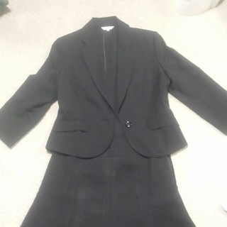 黒 スーツ、スカートセット 9号(スーツ)