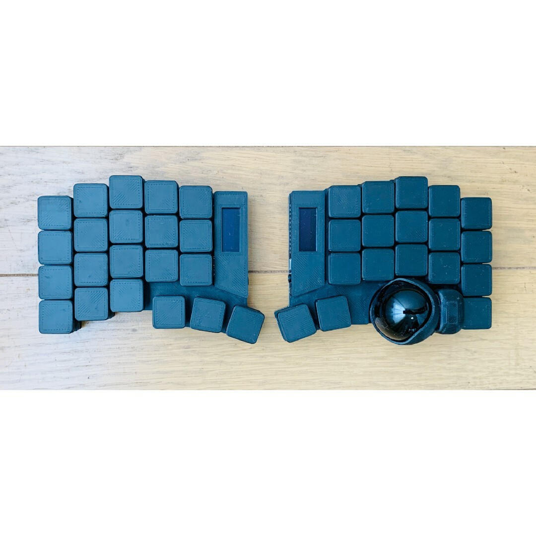 トラックボール付き 分割メカニカルキーボード Keyball39 黒 トラックボール付き 分割メカニカルキーボード Keyball39 黒