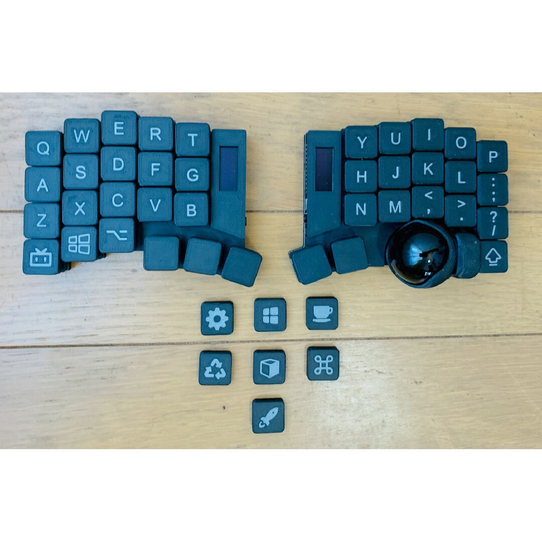 Keyball39 トラックボール付き40%左右分割キーボードキット - PC Keyball39 トラックボール付き40%左右分割キーボードキット - PC