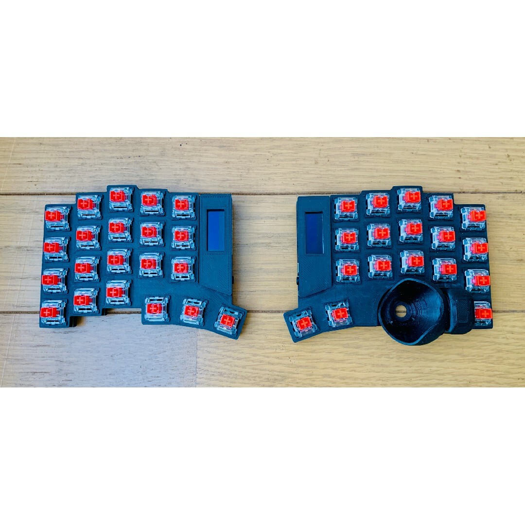 トラックボール付き 分割メカニカルキーボード Keyball39 黒 トラックボール付き 分割メカニカルキーボード Keyball39 黒