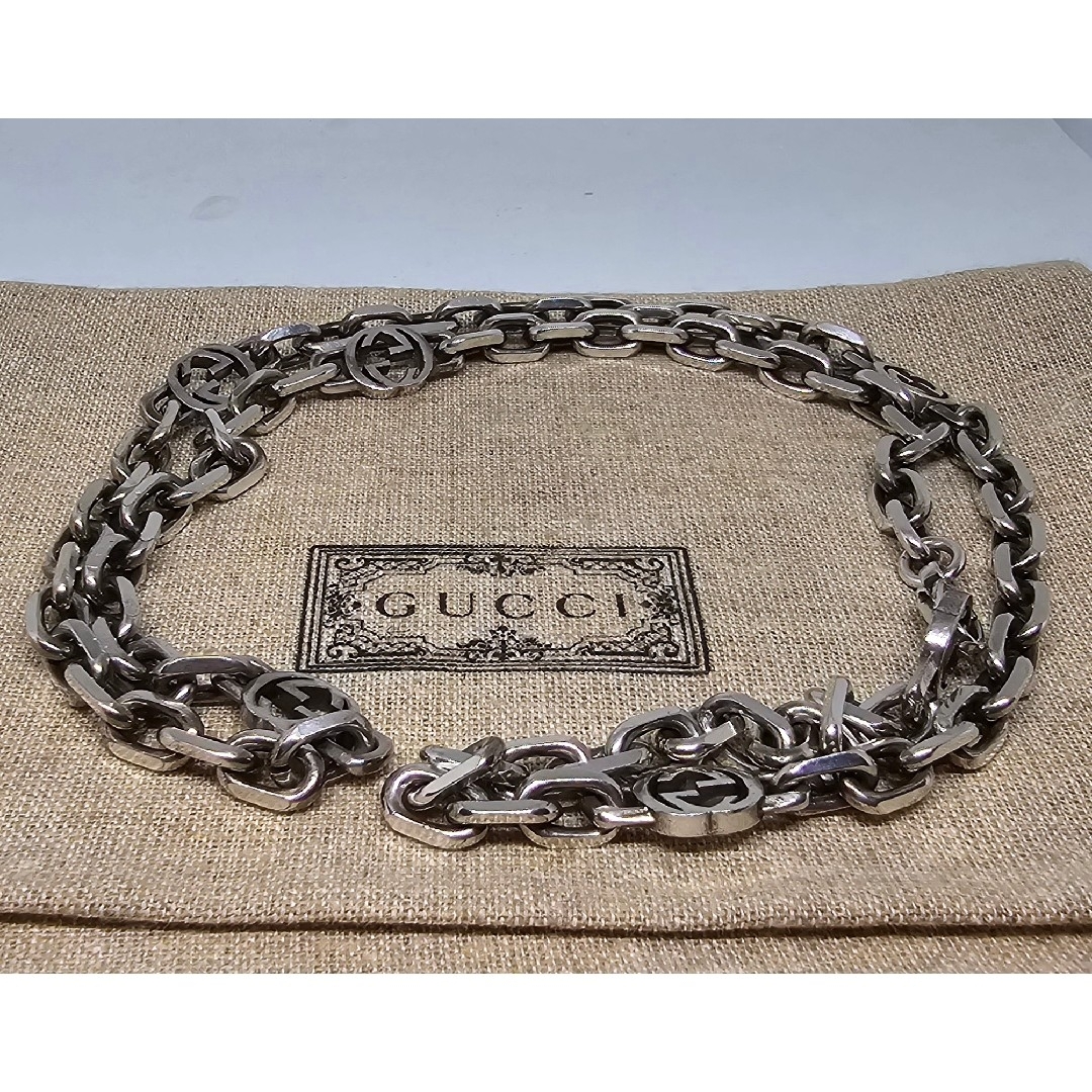 GUCCI - 【超レア現行品】GUCCI インターロッキングG ネックレス GUCCI - 【超レア現行品】GUCCI インターロッキングG ネックレス
