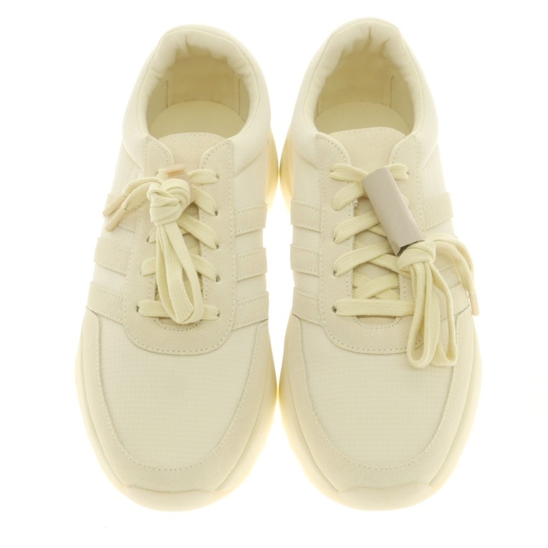 【中古】【未使用】フィアオブゴッド FEAR OF GOD × adidas 2024年春夏 Los Angeles Runner リップストップ スエード スニーカー パールイエロー【サイズ27cm】【メンズ】 メンズの靴/シューズ(スニーカー)の商品写真