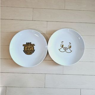 イムラヤ(井村屋)の井村屋 肉まん あんまん 50th オリジナル皿ペア 2枚セット 非売品 限定(食器)