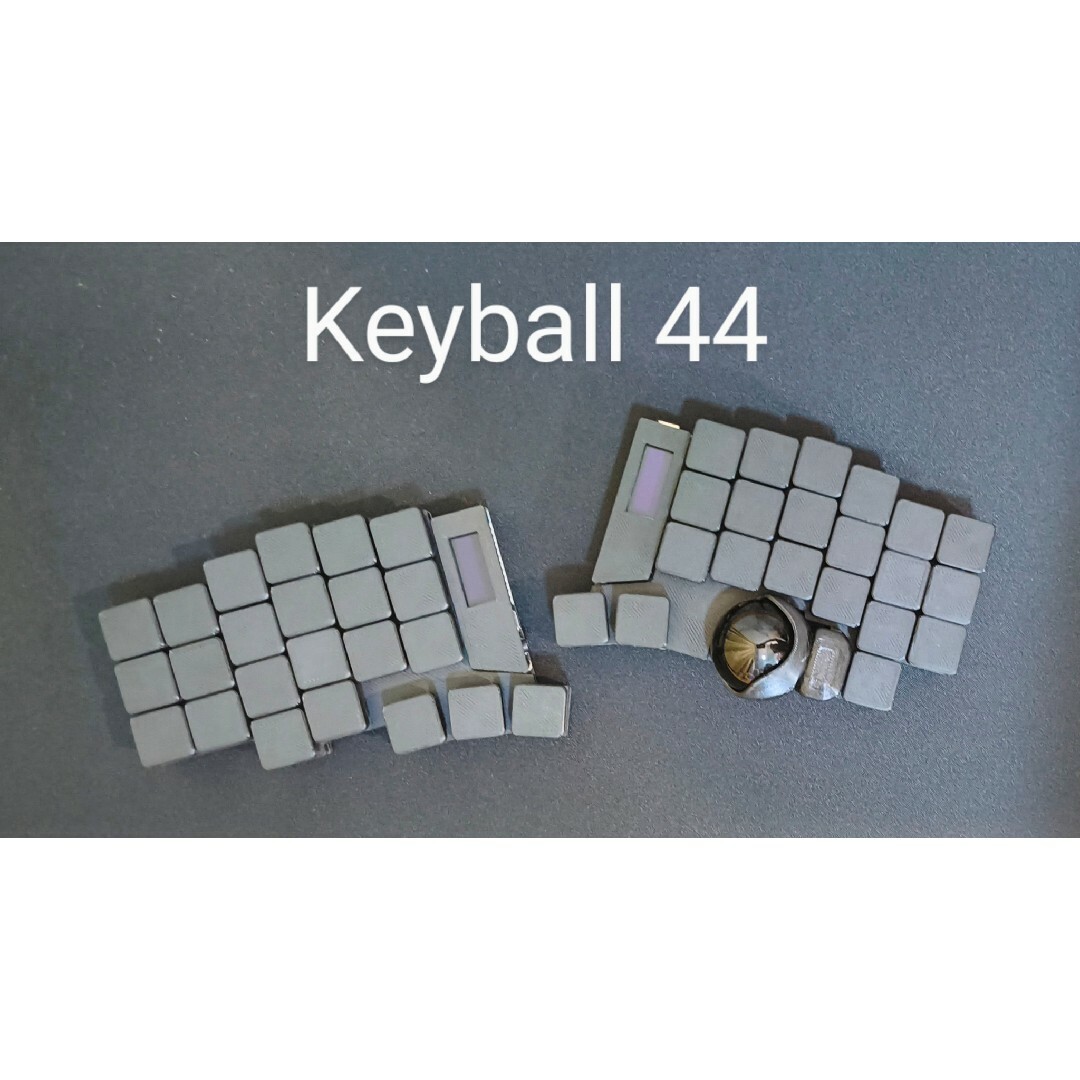 Keyball 44 ブラック 良けれ 分割型キーボード トラックボール Keyball 44 ブラック 良けれ 分割型キーボード トラックボール