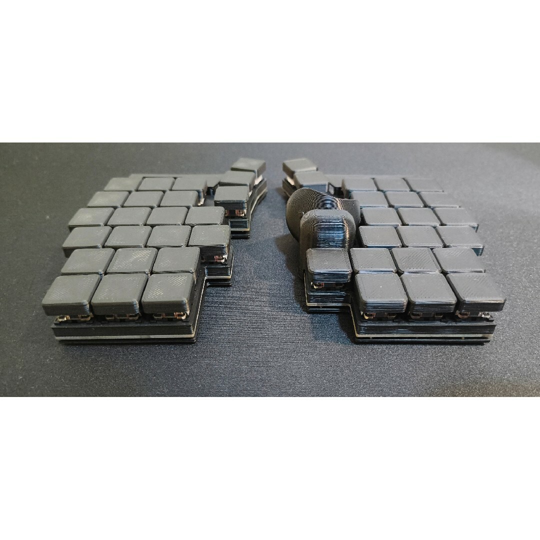 トラックボール付き 分割メカニカルキーボード Keyball44 黒 完成品 トラックボール付き 分割メカニカルキーボード Keyball44 黒 完成品