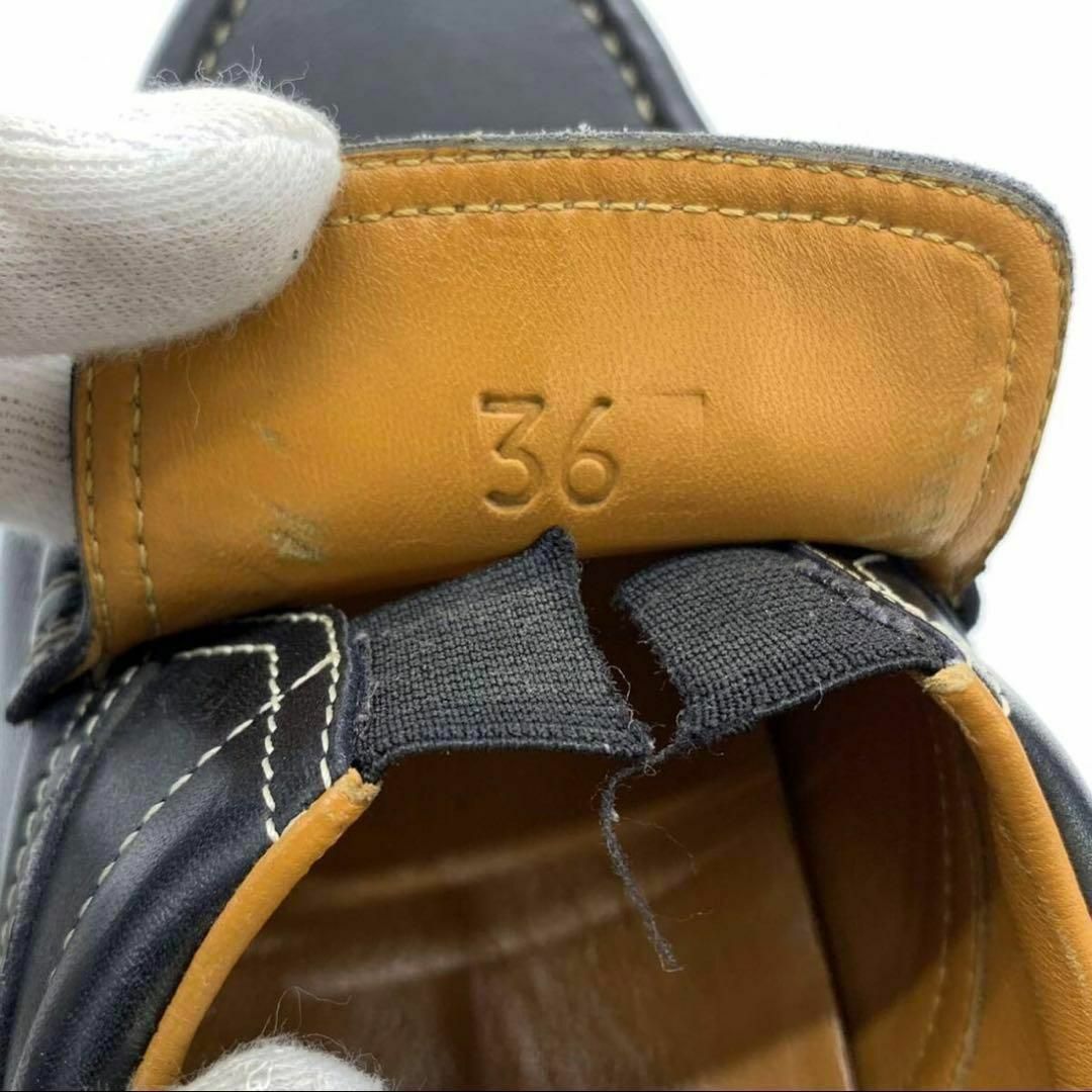 HERMES - エルメス ターボ レザー スリッポン ローファー HERMES - エルメス ターボ レザー スリッポン ローファー