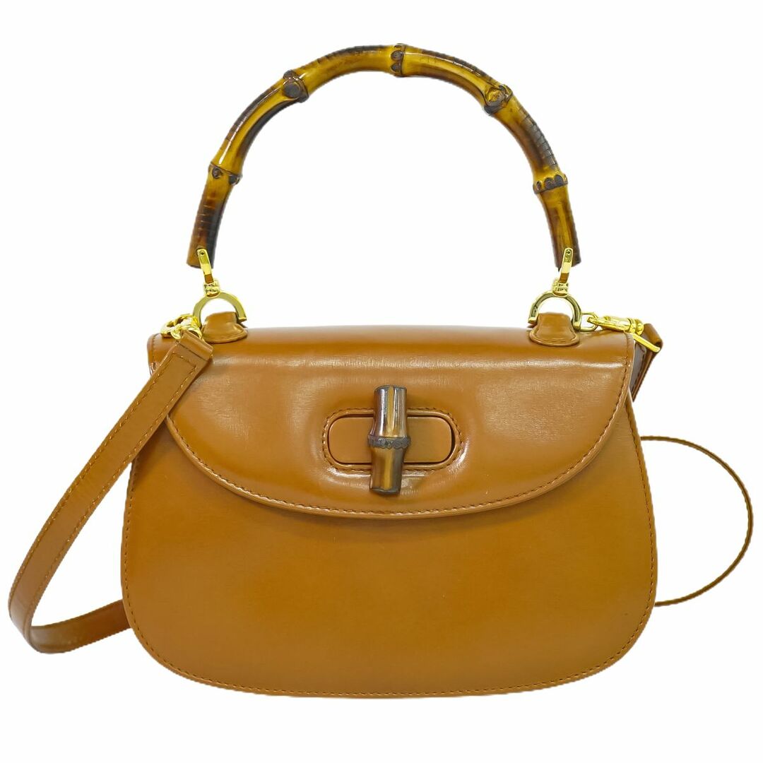 GUCCI - 本物 グッチ GUCCI バンブー 2WAY ショルダーバッグ GUCCI - 本物 グッチ GUCCI バンブー 2WAY ショルダーバッグ