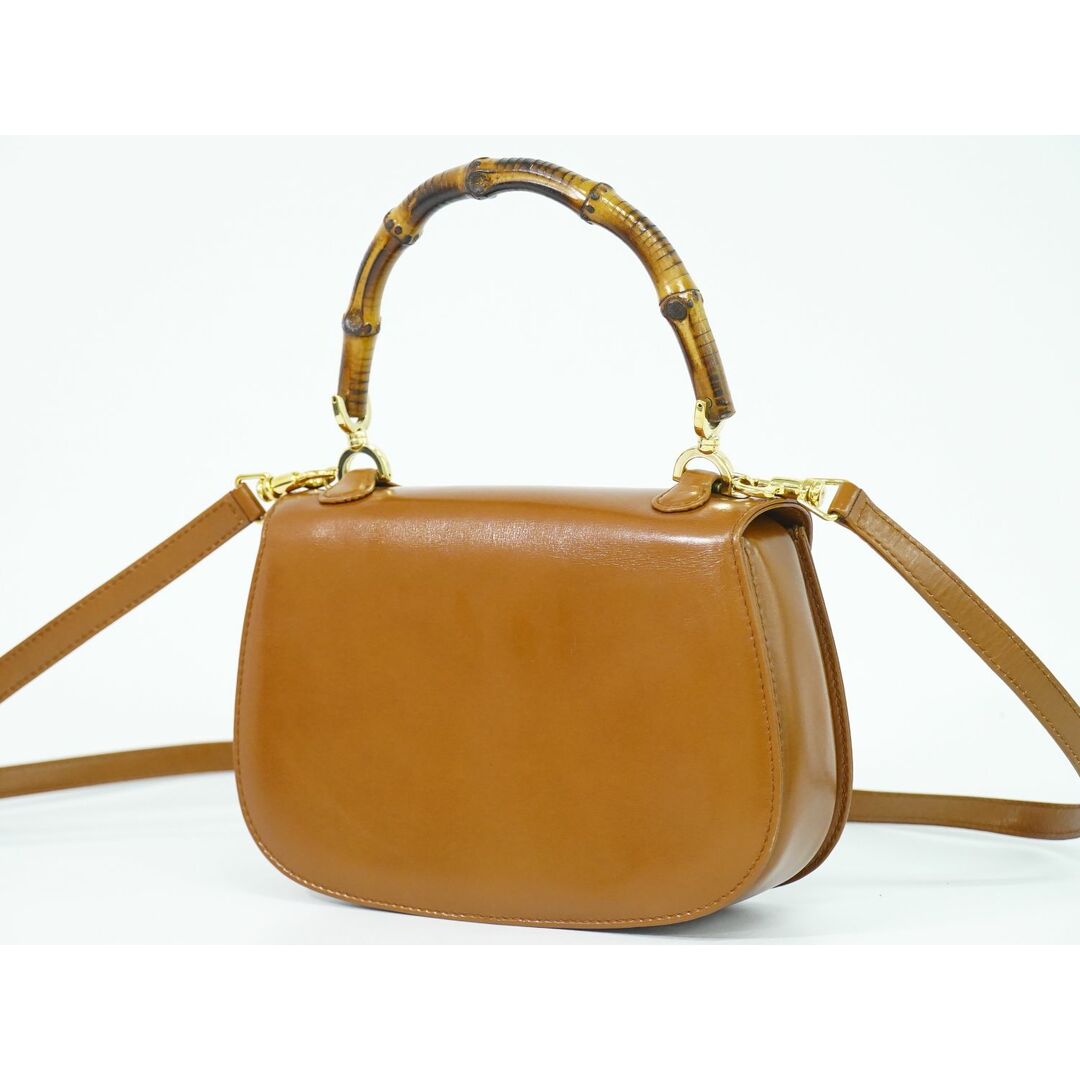 GUCCI - 本物 グッチ GUCCI バンブー 2WAY ショルダーバッグ GUCCI - 本物 グッチ GUCCI バンブー 2WAY ショルダーバッグ