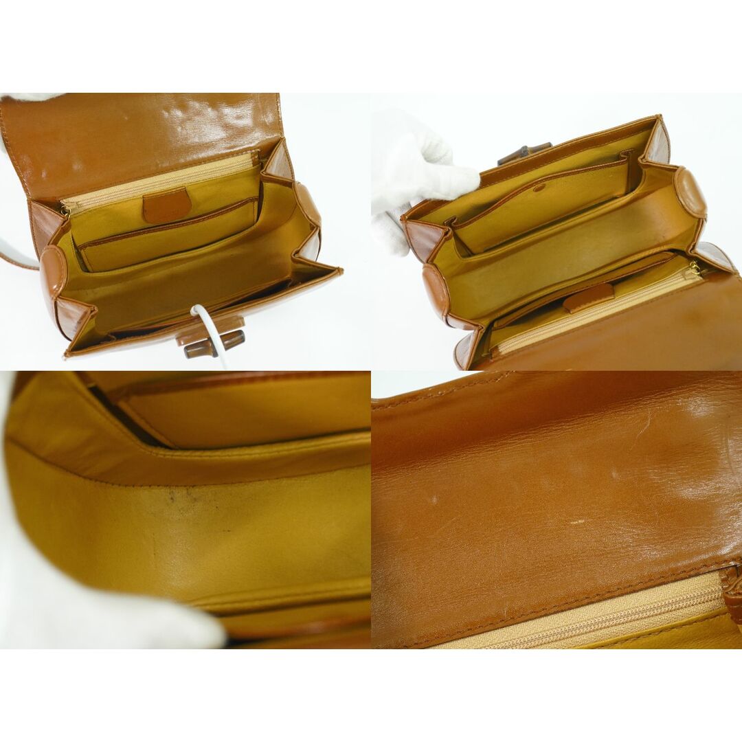 GUCCI - 本物 グッチ GUCCI バンブー 2WAY ショルダーバッグ GUCCI - 本物 グッチ GUCCI バンブー 2WAY ショルダーバッグ