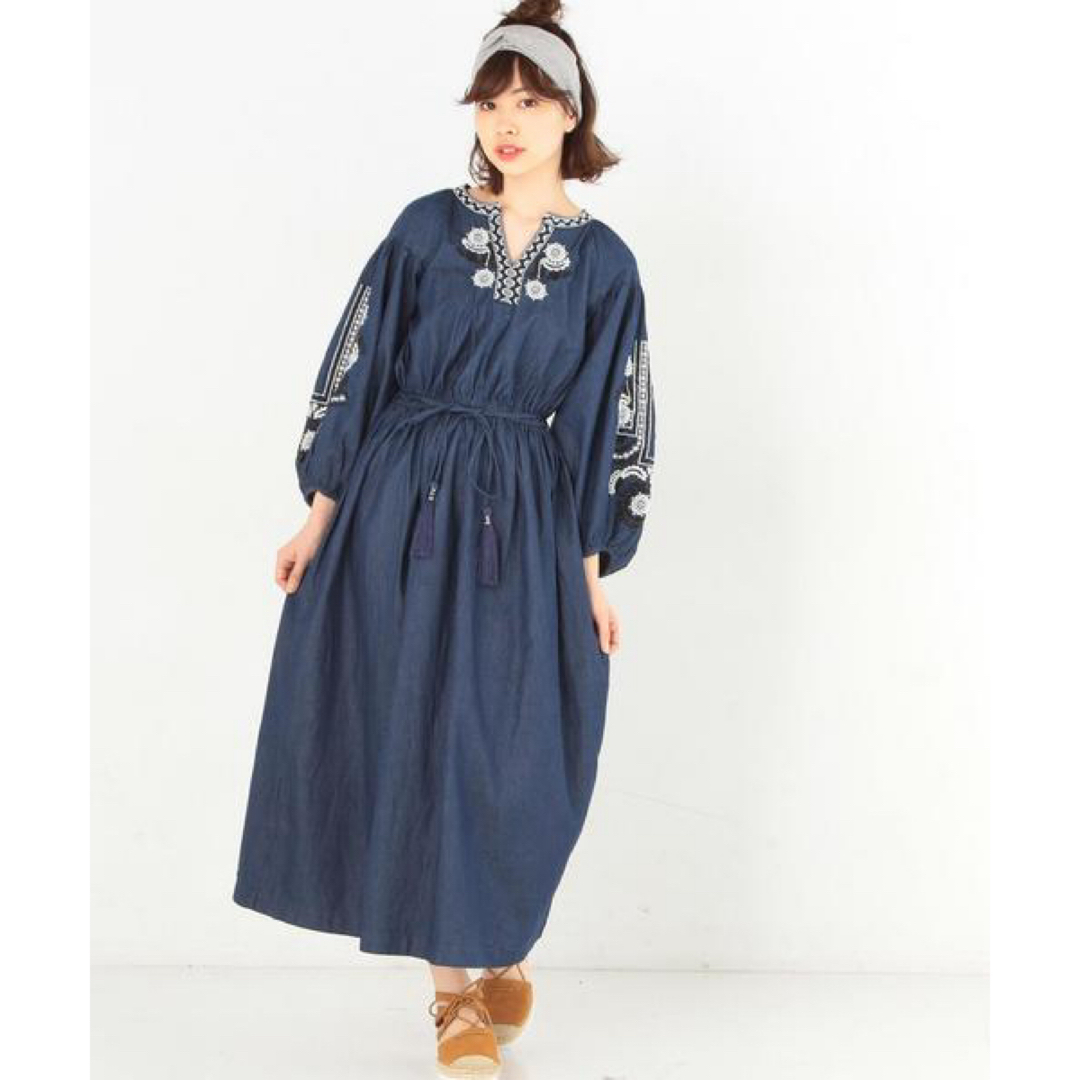 ne Quittez pas - ヌキテパ♡人気 完売 デニム ワンピース ne Quittez pas - ヌキテパ♡人気 完売 デニム ワンピース