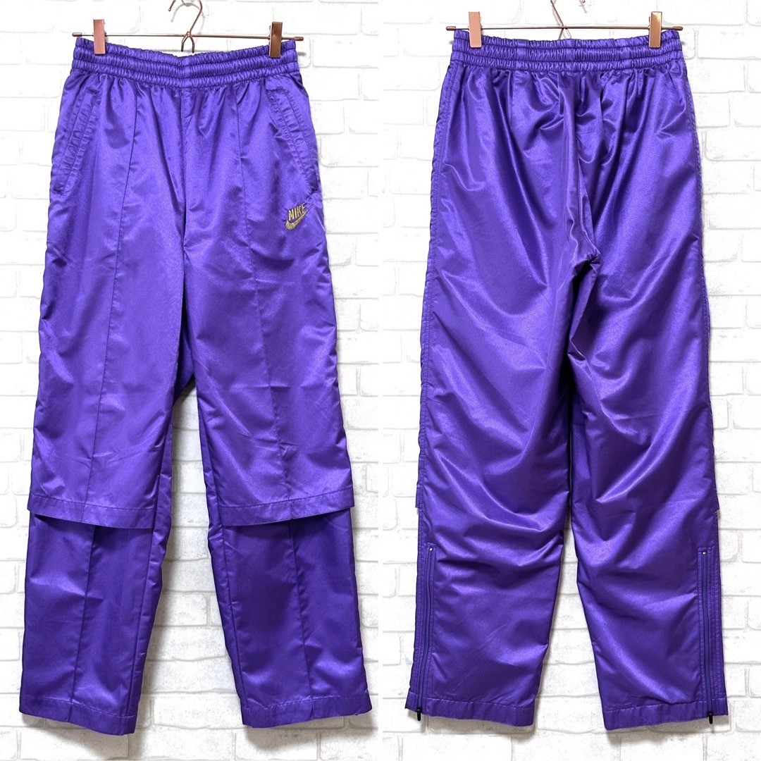 NIKE - NIKE ナイキ 銀タグ 90's 美色 ナイロンパンツ トラック NIKE - NIKE ナイキ 銀タグ 90's 美色 ナイロンパンツ トラック