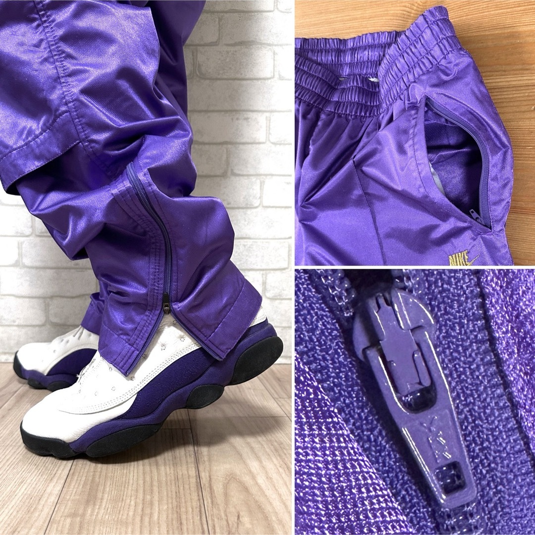 NIKE - NIKE ナイキ 銀タグ 90's 美色 ナイロンパンツ トラック NIKE - NIKE ナイキ 銀タグ 90's 美色 ナイロンパンツ トラック