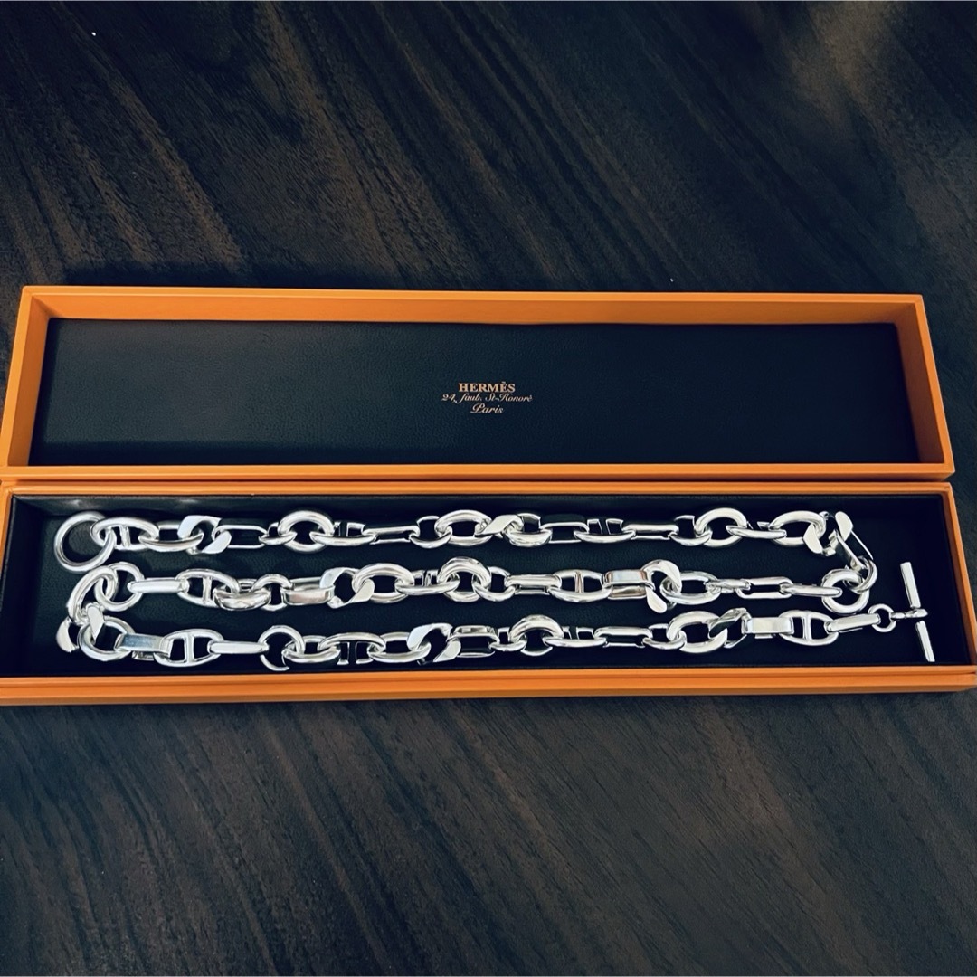 HERMES - HERMES Alea エルメス アレア ロング ネックレス PM HERMES - HERMES Alea エルメス アレア ロング ネックレス PM