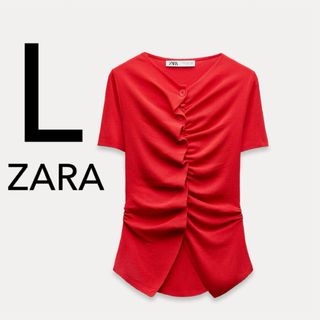 ZARA - ZARA ドレープニットトップス　新品