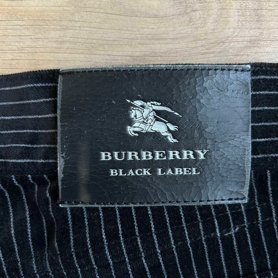BURBERRY BLACK LABEL - バーバリーブラックレーベル ベロア生地 BURBERRY BLACK LABEL - バーバリーブラックレーベル ベロア生地