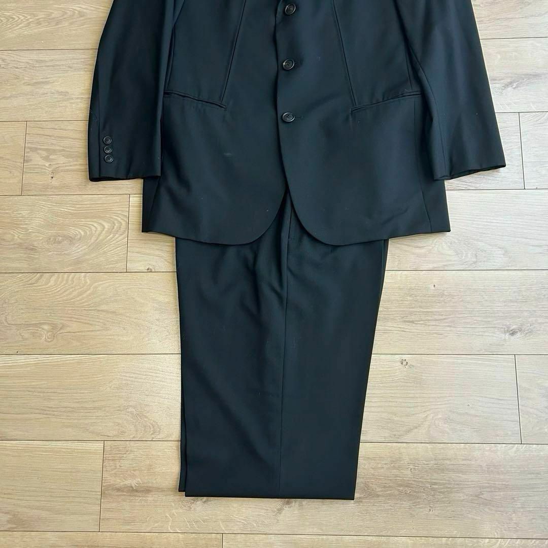 ISSEY MIYAKE - イッセイミヤケ 黒 ソリッドスーツ セットアップ ISSEY MIYAKE - イッセイミヤケ 黒 ソリッドスーツ セットアップ