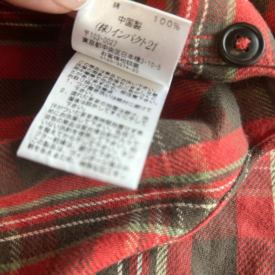 RRL - RRL ダブルアールエル チェック柄 ネルシャツ 長袖 赤 XS RRL - RRL ダブルアールエル チェック柄 ネルシャツ 長袖 赤 XS