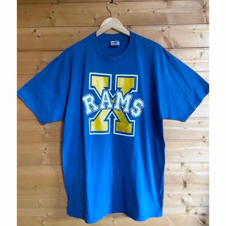 ジャージーズ(JERZEES)のJERZEES ジャージーズ 2XL RAMS ブルー ストリート Tシャツ(Tシャツ/カットソー(半袖/袖なし))