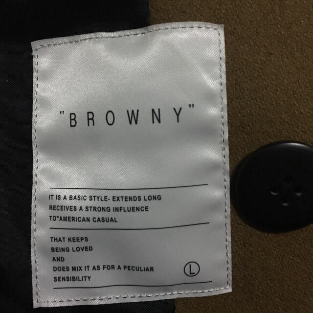 BROWNY Pコート(メンズ) メンズのジャケット/アウター(ピーコート)の商品写真