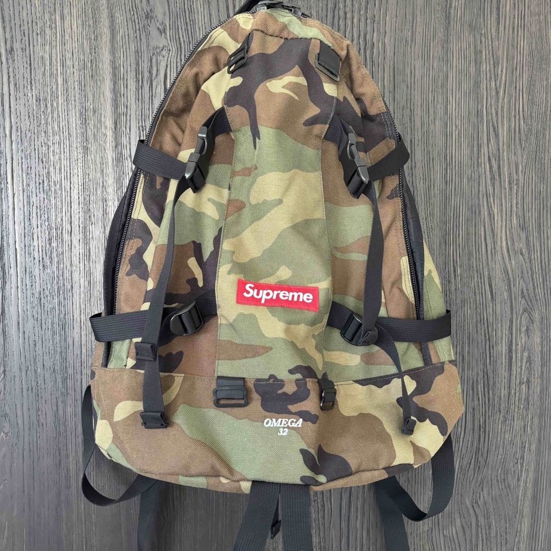 美品❗️supreme シュプリーム バックパック リュック カモフラ 迷彩 美品❗️supreme シュプリーム バックパック リュック カモフラ 迷彩
