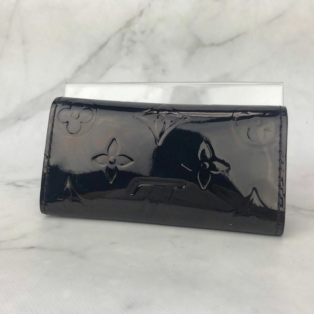 LOUIS VUITTON モノグラム ヴェルニ キーケース ブラック