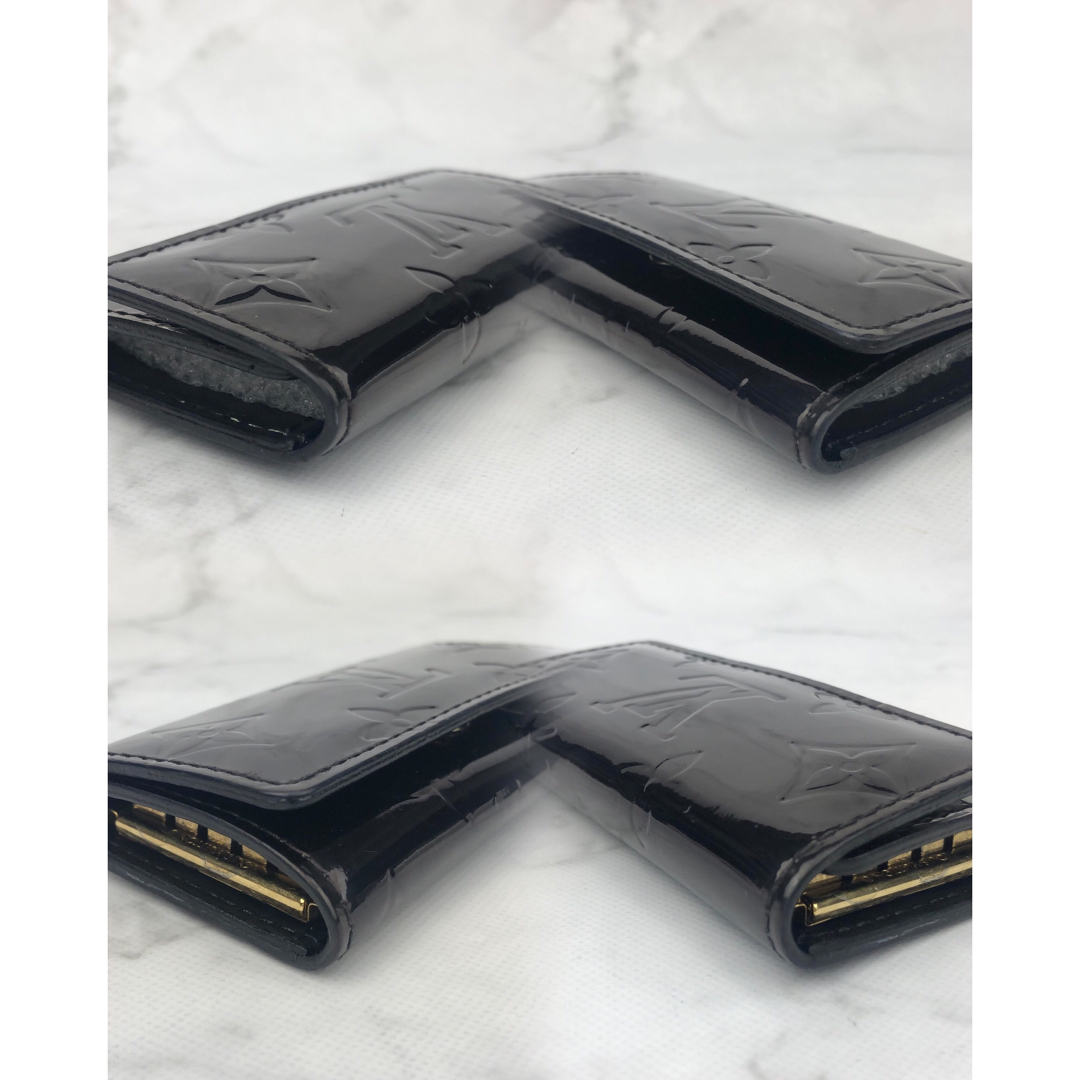 LOUIS VUITTON モノグラム ヴェルニ キーケース ブラック